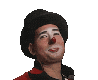 Clown Yes Sticker by Junior Ascanio