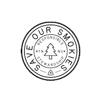 saveoursmokies forestry forests save our smokies responsible stewardship Sticker