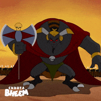 Dark Lord Monster GIF by Chhota Bheem