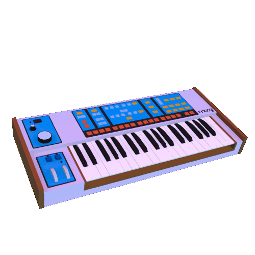 3D Piano Sticker by jjjjjohn