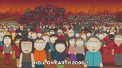 crowd cheering GIF by South Park 