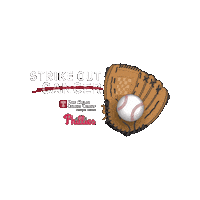 Strike Out Cancer Sticker by Temple Health