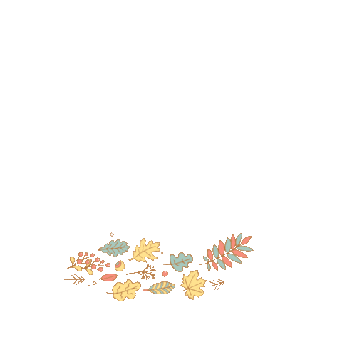 Autumn Leaves Sticker by Awesome Merchandise