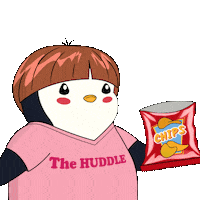 Hungry Tortilla Chips Sticker by Pudgy Penguins