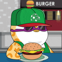 Hungry Lets Eat GIF by Pudgy Penguins