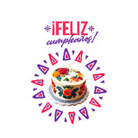 SmilePill birthday marketing pastel cumpleanos Sticker