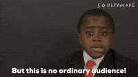 No Ordinary Audience