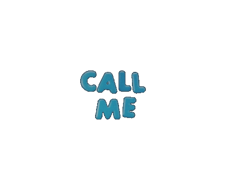 Call Me Sticker