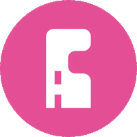 CatalogoCriativo logo pink spin catalogo criativo Sticker