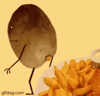 potato chops GIF