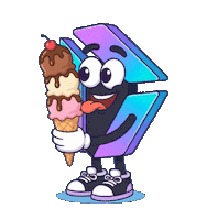 Happy Ice Cream Sticker by IDX Solana