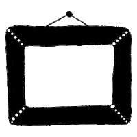Cloud Frame Sticker