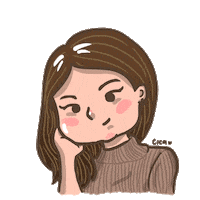 Girl Smile Sticker