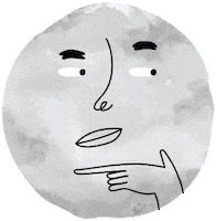 Emoji Lua Sticker by Midia Clips
