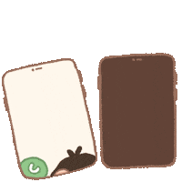 I Miss You Kiss Sticker by Cosytales