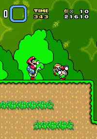 Jumping Super Mario GIF