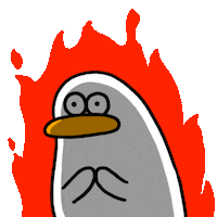This Is Fine On Fire Sticker