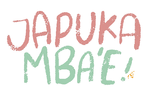 Lettering Guarani Sticker