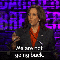 We are not going back.