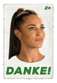 German Thank You Sticker