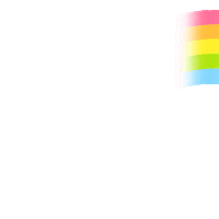 Arco Iris Rainbow Sticker by Maria Açaí
