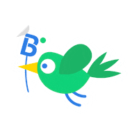 bird flowers Sticker by B the travel brand