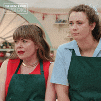 Cringe No GIF by The Great British Bake Off
