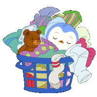 Tired Penguin Sticker by Pudgy Penguins