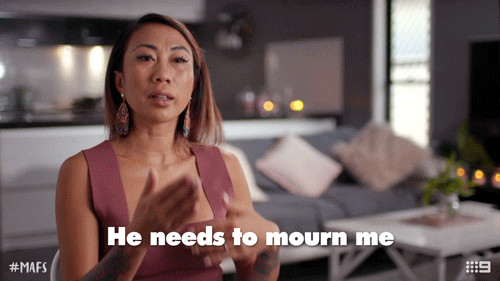 rip mafs GIF by Married At First Sight Australia