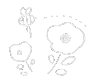 pocomoco0v0 flower 花 ふらわ ぽこもこ Sticker