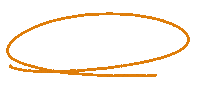 vimgart orange line circle lines Sticker