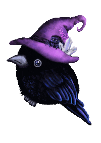 Halloween Crow Sticker