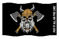 Pc Vikings Sticker by Southeast Lineman Training Center