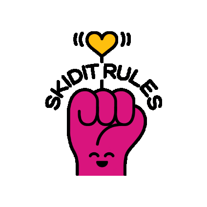 Skiditristeily Sticker by Skidit