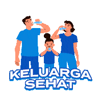 Aqua Gallon Sticker by SehatAQUA