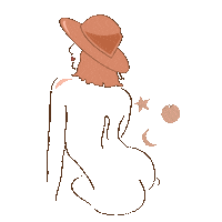 Art Girl Sticker