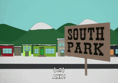 houses sign town GIF by South Park 