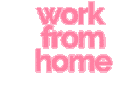 Work From Home Pink Sticker by LovEvolution