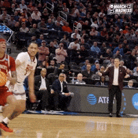 Yell College Basketball GIF by NCAA March Madness