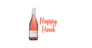 lacremawines cheers wine rose happy hour Sticker
