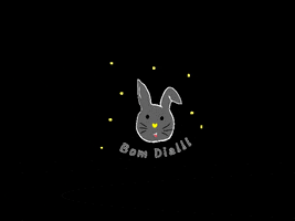 MaryDaisy bunny bom dia grey portuguese GIF