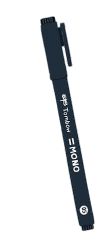 Pen Micron Sticker by Tombow