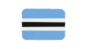 emojivid emoji flag emojivid botswana Sticker