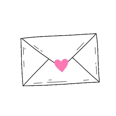 love letter envelope Sticker by Moli Fernyx