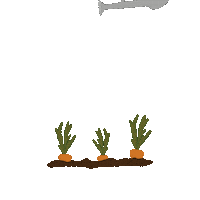 Vegetables Carrots Sticker