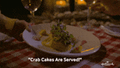 Crab Cakes Dinner GIF by Hallmark Channel