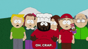 scared chef jerome mcelroy GIF by South Park 
