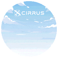 Plane Sticker by Cirrus