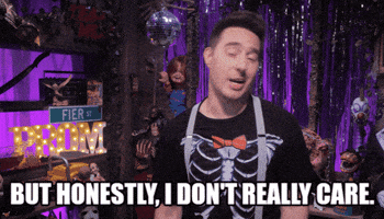 I Dont Really Care Prom Queen GIF by Dead Meat James