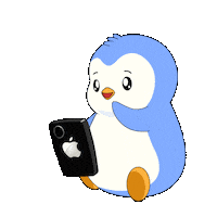 I Love You Hearts Sticker by Pudgy Penguins